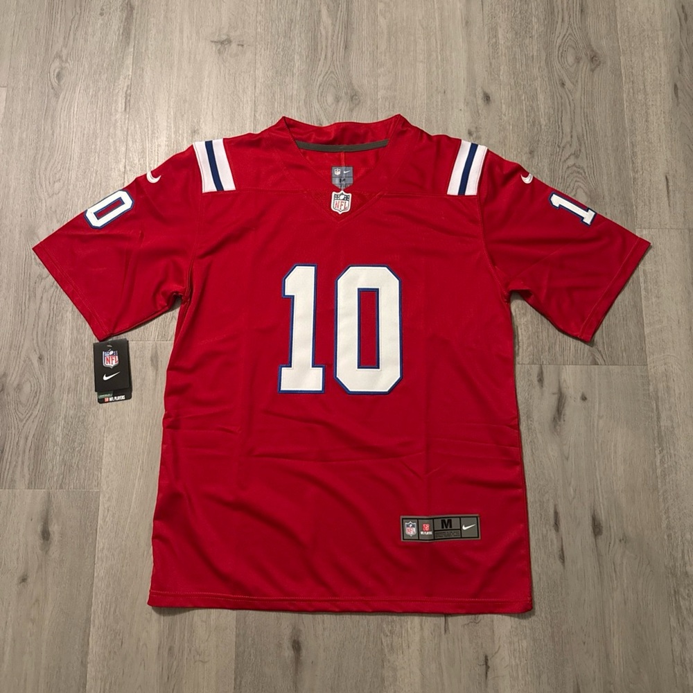 Drake Maye New England Patriots NFL Jersey #10 fully Stitched NWT